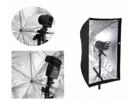 Softbox Sombrinha Flash Universal EstDio 60x90cm Greika 