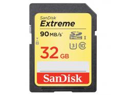 Carto De Memria 32gb Sandisk Sdhc 90mbs 600x Classe 10 Extreme 