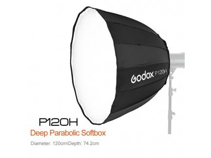 Softbox Parablico Flash Bowens P120h 120cm Godox 