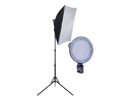 Kit Iluminao Softbox 50x70cm Ledmax45 2700k A 5500k 45w Bivolt 24v 2a Com Trip Greika 