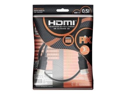 Cabo Hdmi Macho X Hdmi Macho 2.0 3d 4k 50cm