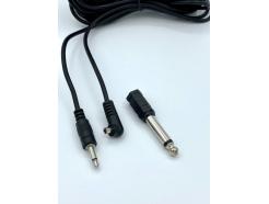 Cabo De Sincronismo Greika Para Flash F300 Pc M X P2 M Com Adaptador P10 M 5m 