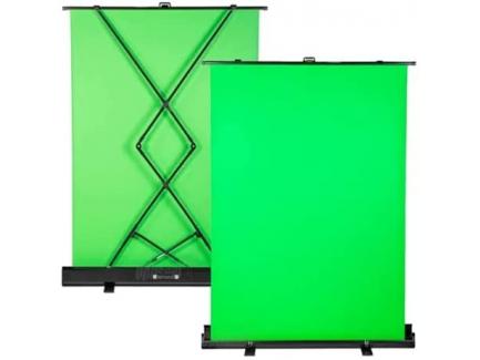 Fundo Infinito Mvel Retrtil Porttil Chroma Key Greenscreen 1,45x2,00m Verde Greika  