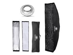 Softbox Bowens Estdio Strip Light 35x160cm Com Grid Sbwb-35160 Greika