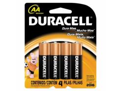 Pilha Duracell Alcalina Aa 1,5v Mn1500 Com 4 Unidades